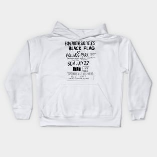 Polliwog Park Punk Rock Concert (1979) Kids Hoodie